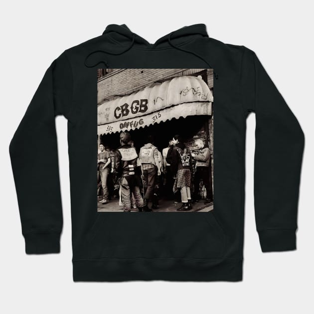 CBGB's Omfug , Legend is here Hoodie by Keenan Cloths